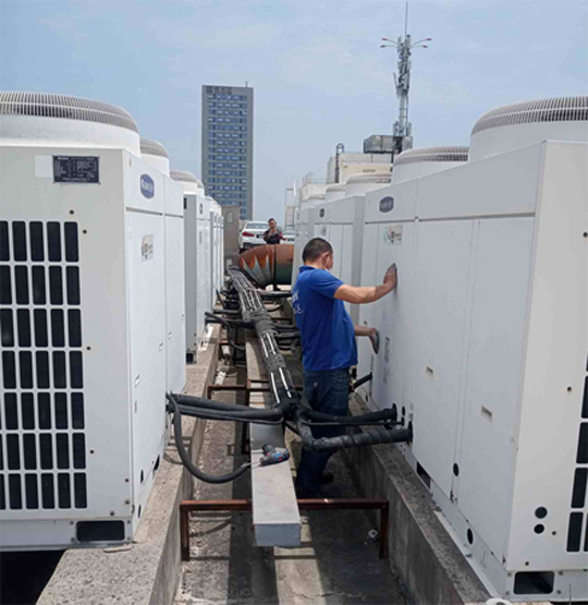 老城中央空调制热和不制冷系统维修方法